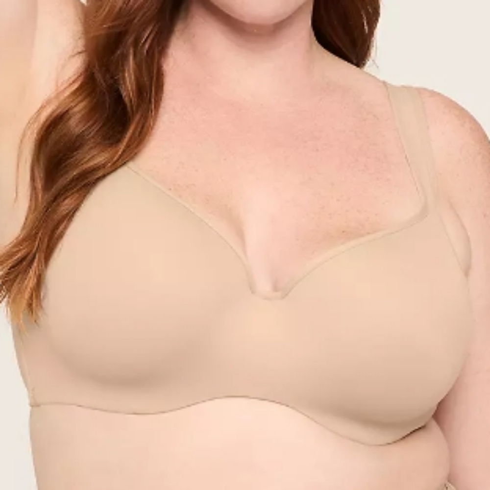 Cacique Seamless Nude/Tan Full Coverage Bra